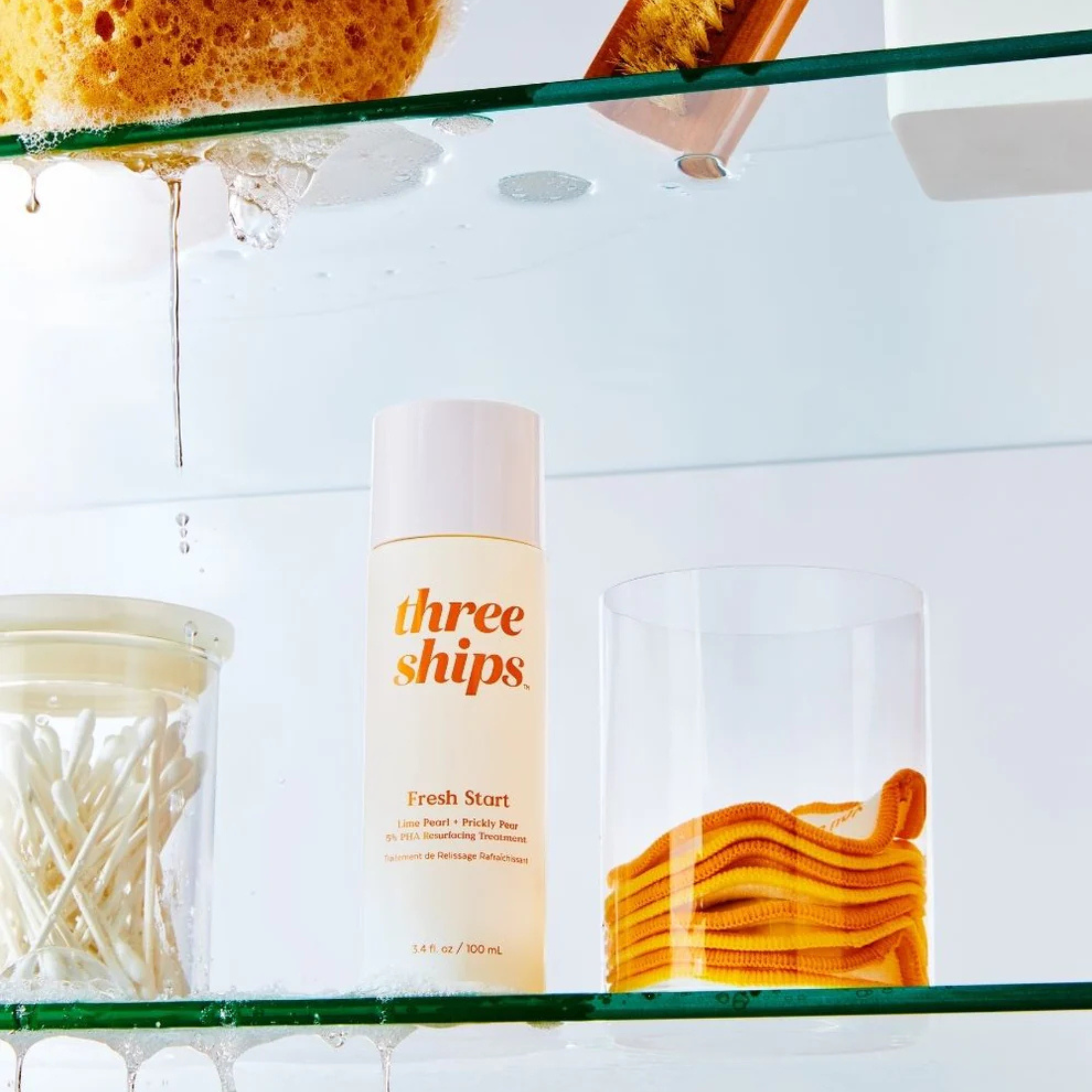 Three Ships Fresh Start Lime Pearl + Prickly Pear 5% PHA Resurfacing Treatment