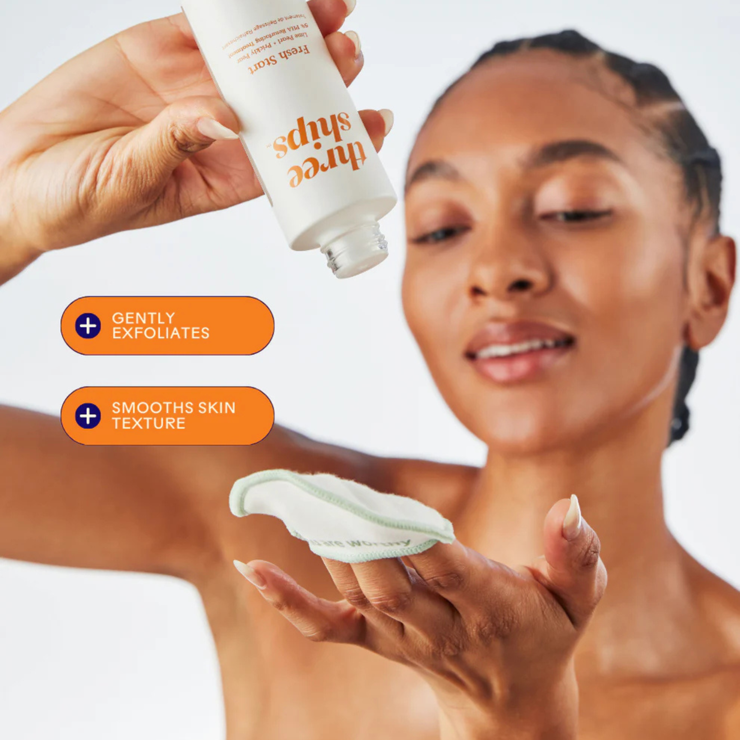 Three Ships Fresh Start Lime Pearl + Prickly Pear 5% PHA Resurfacing Treatment