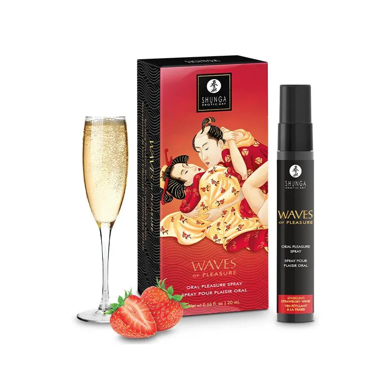 Shunga Erotic Art - Waves of Pleasure Oral Spray - 3 flavours