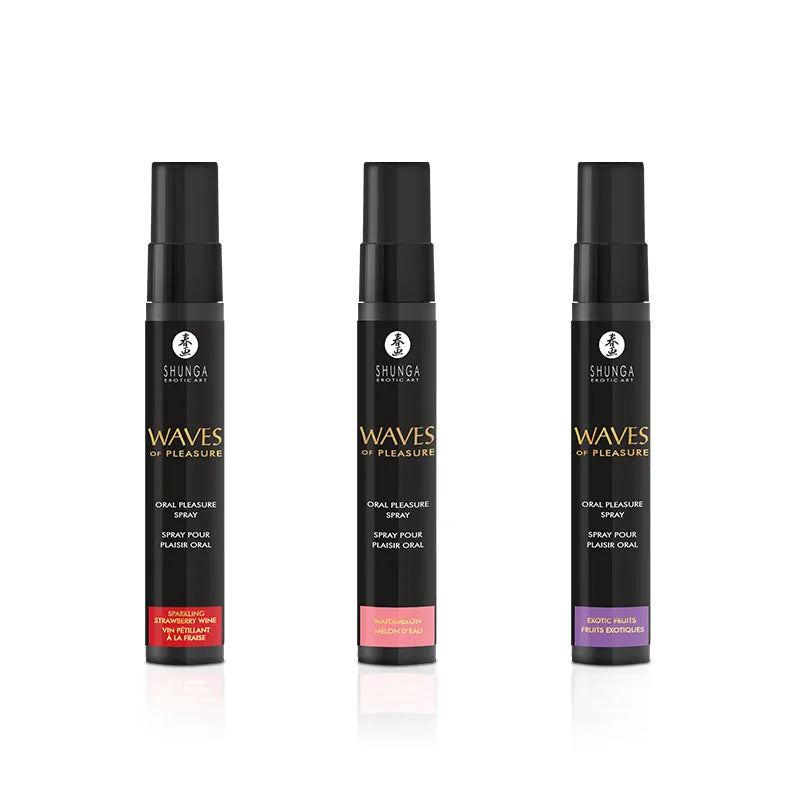 Shunga Erotic Art - Waves of Pleasure Oral Spray - 3 flavours