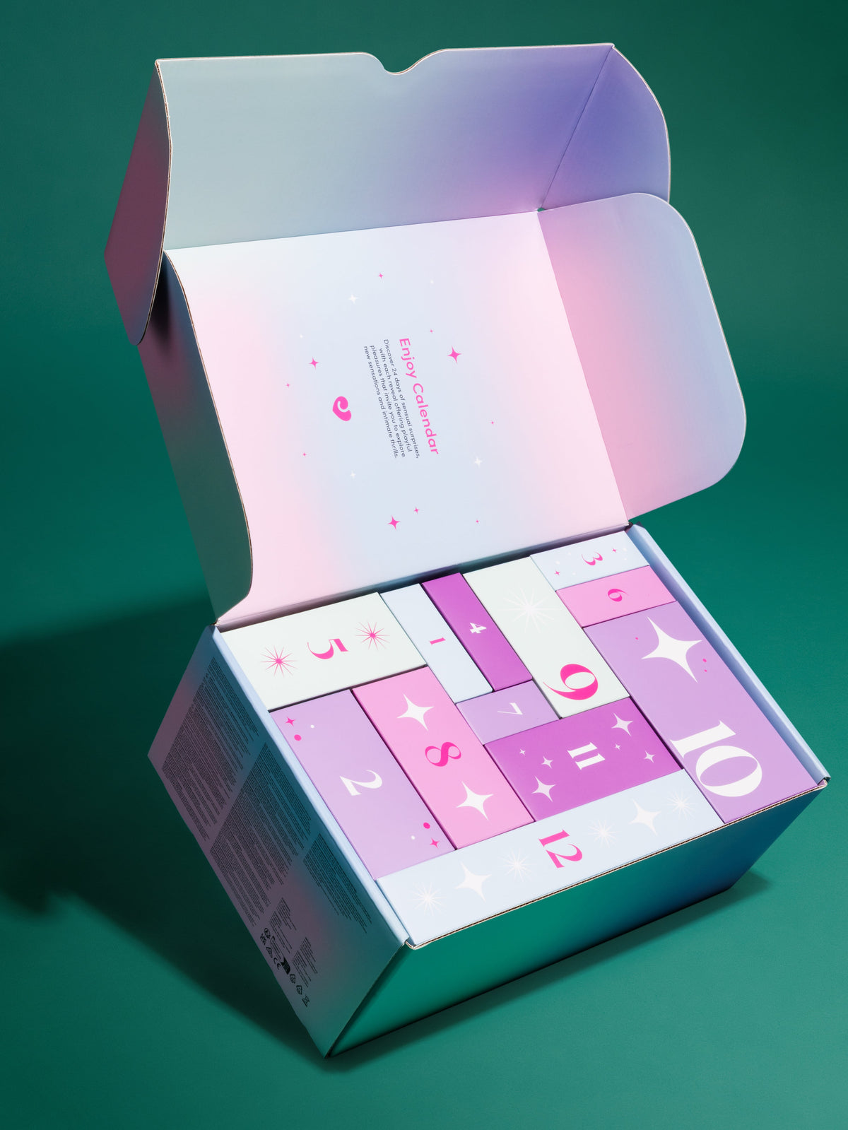 a box showing advent calendar