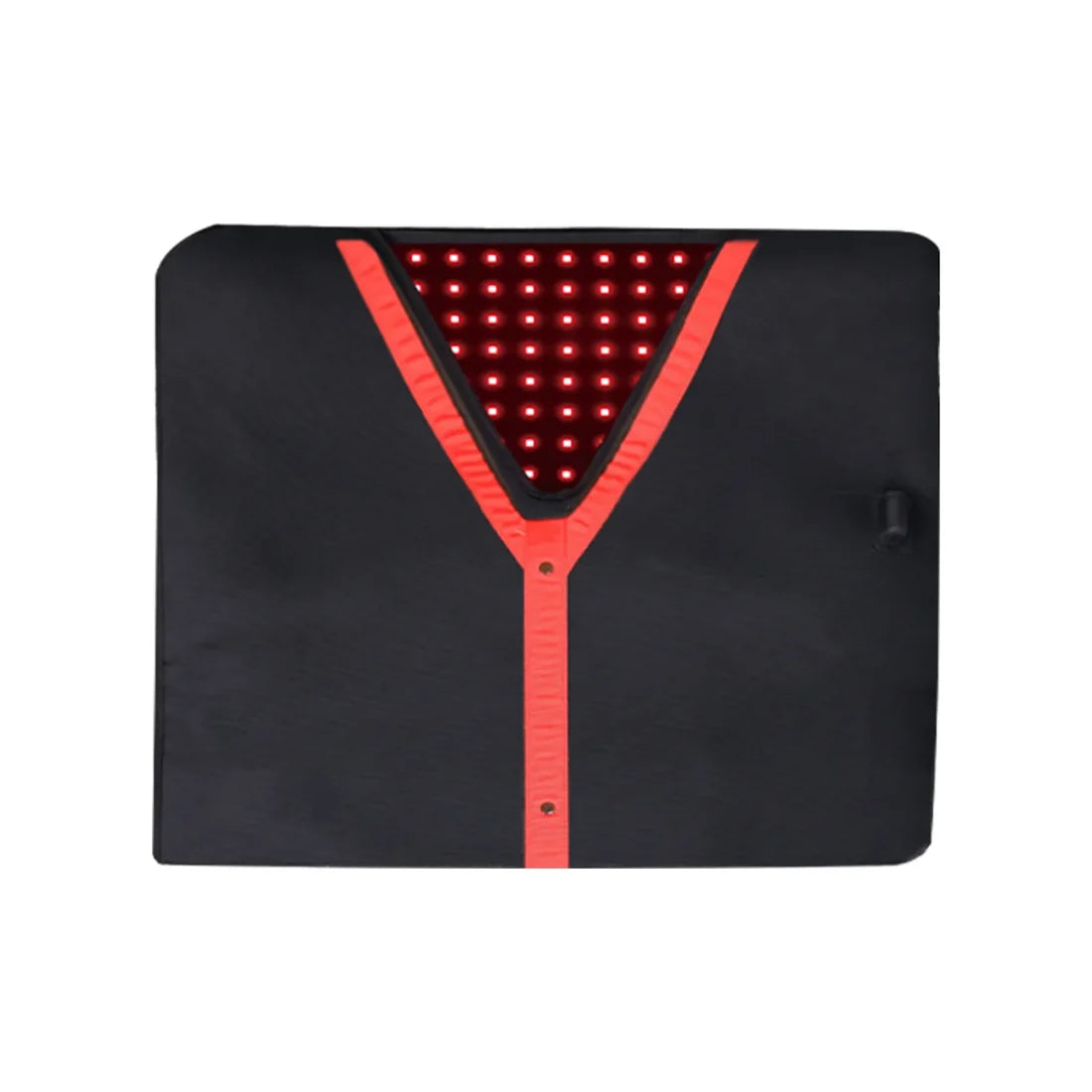 close up of snaps for red light therapy blanket