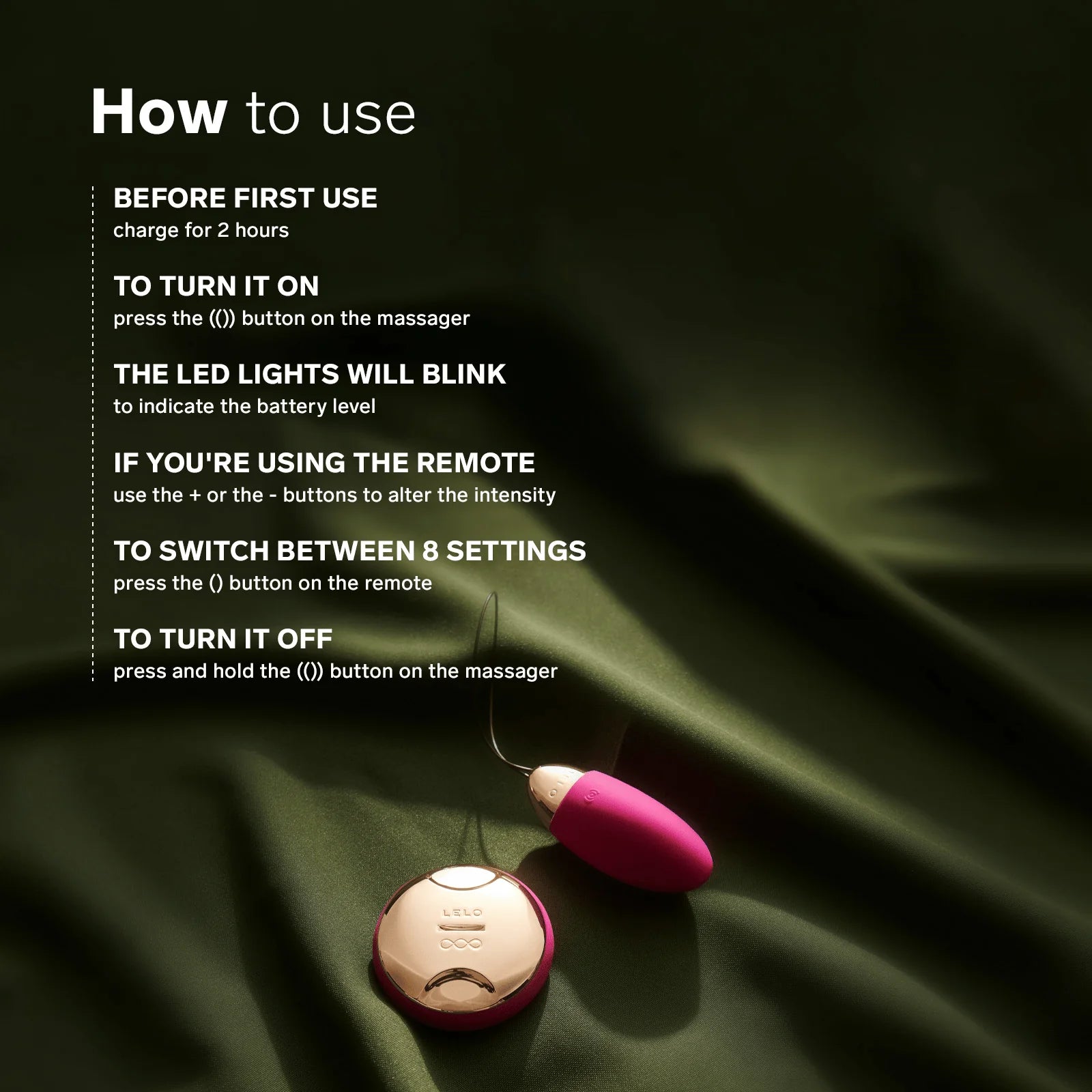 LELO Lyla 2 Bullet Vibrator - Deep Rose