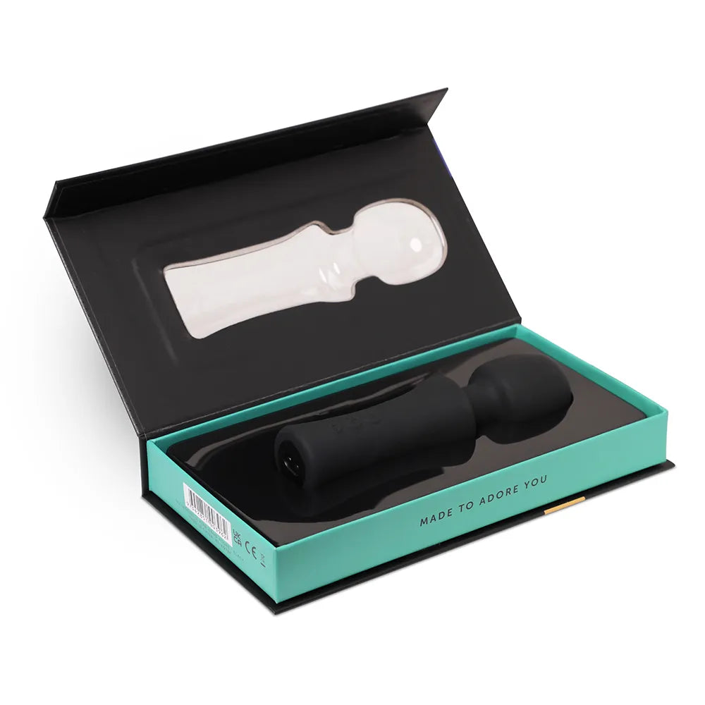 Sexual product in open packaging on a white background
