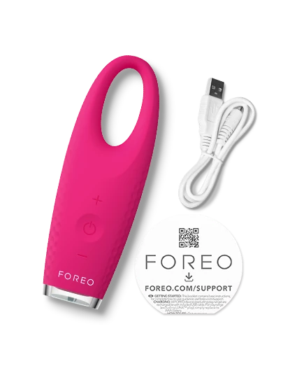 FOREO device with USB cord
