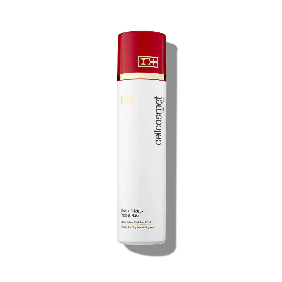Cellcosmet Skincare bottle with red cap and white body on a white background