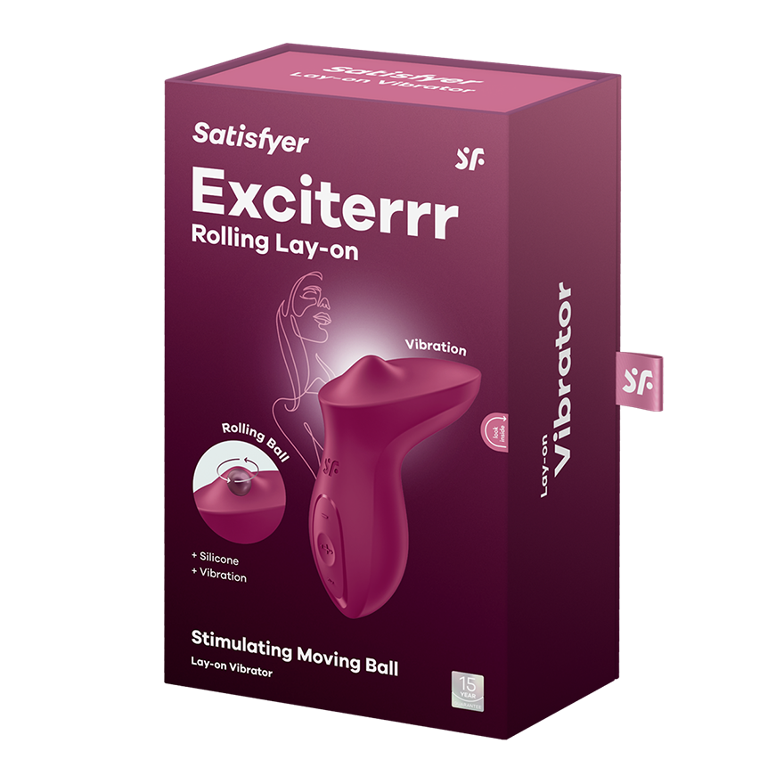 Satisfyer Exciterrr Clitoris Stimulator - Berry