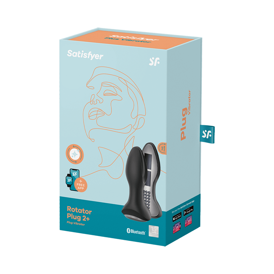 Satisfyer Rotator Plug 2+ Connect App - 2 colours