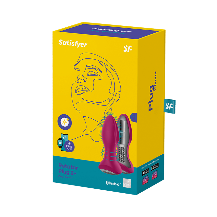 Satisfyer Rotator Plug 2+ Connect App - 2 colours