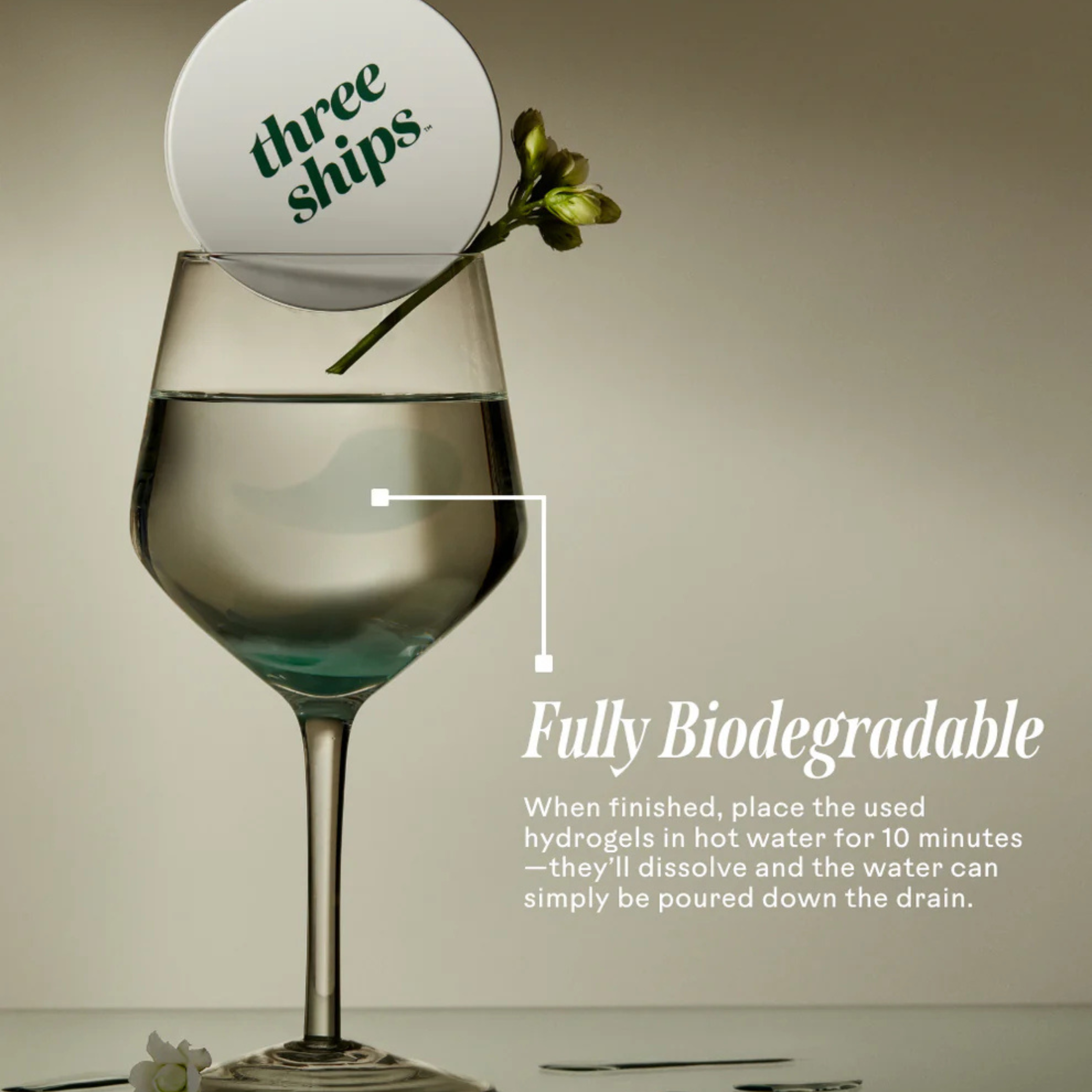 Three Ships Off Duty Sea Algae + Bio-Peptide Smoothing Biodegradable Eye Masks
