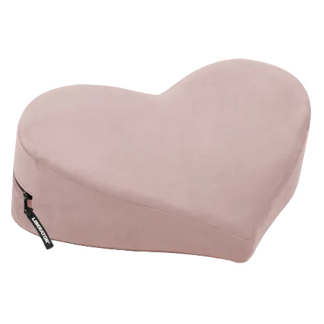pink heart-shaped pillow