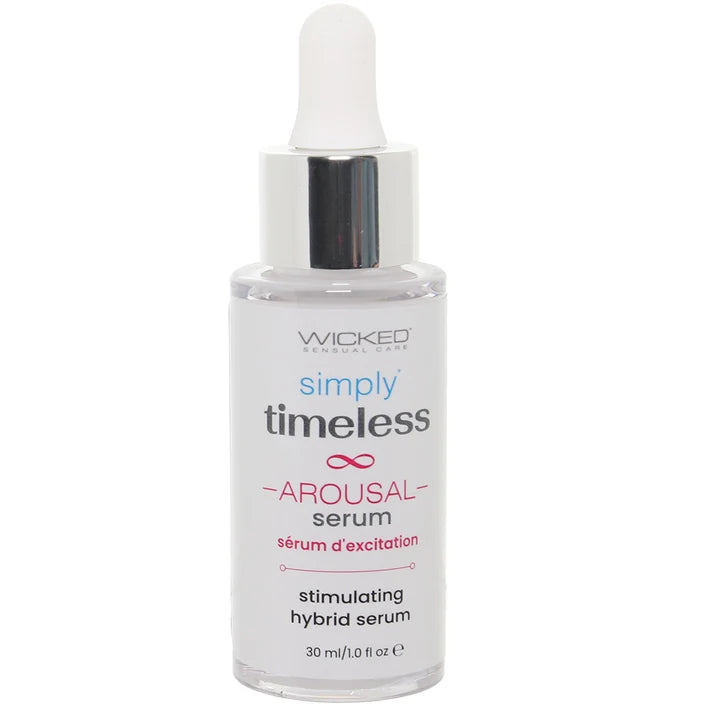 Wicked Simply timeless arousal serum bottle
